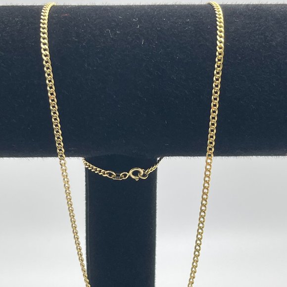 22 inch,14K Gold Curb Cuban Chain Necklace - Picture 8 of 17